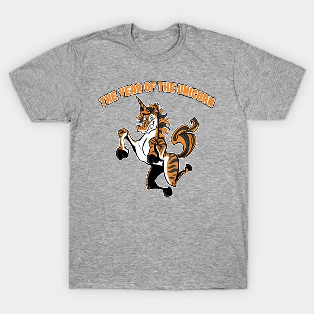 Tiger Unicorn T-Shirt by Dustinart